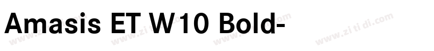 Amasis ET W10 Bold字体转换